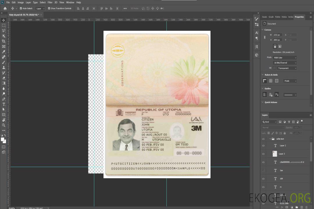 Passeport Utopie template Passeport Utopie template